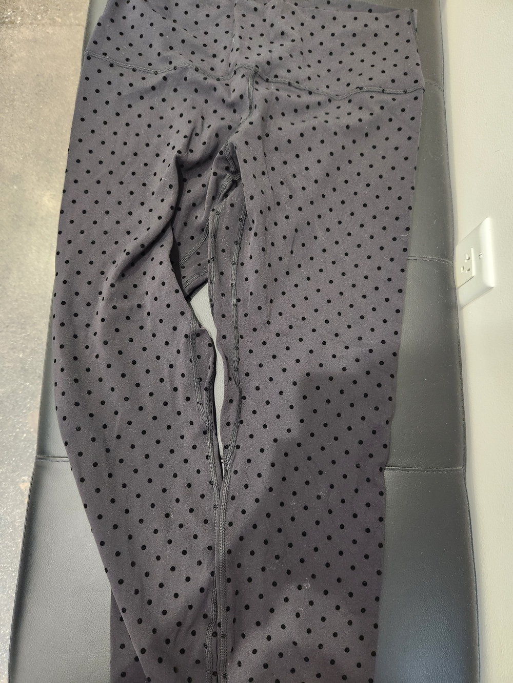 lululemon athletica Black Polka Dot Joggers